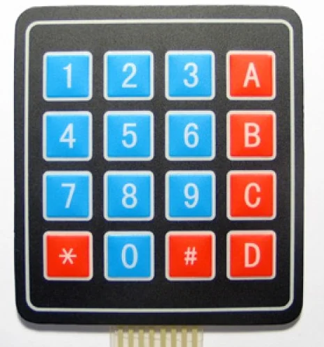 Teclado matricial de membrana 4 x 4 - Imagen 5