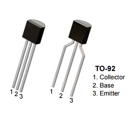 Transistor PNP BC557 - Imagen 2