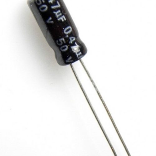 Capacitor Electrolítico 0.47uF @ 50V