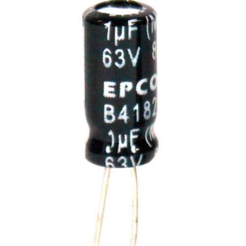 Capacitor Electrolítico 1uF @ 63V