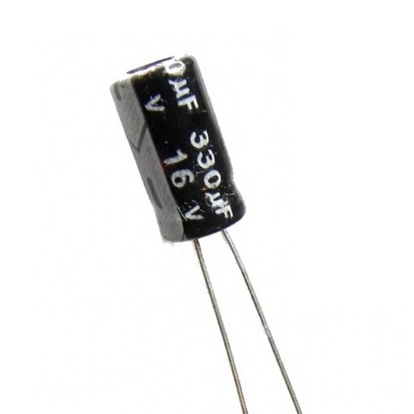 Capacitor Electrolítico 330uF @ 16V