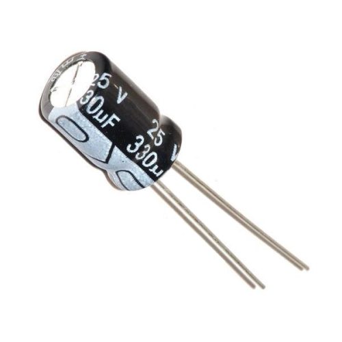 Capacitor Electrolítico 330uF @ 25V