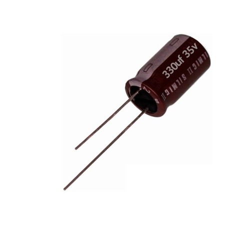 Capacitor Electrolítico 330uF @ 35V