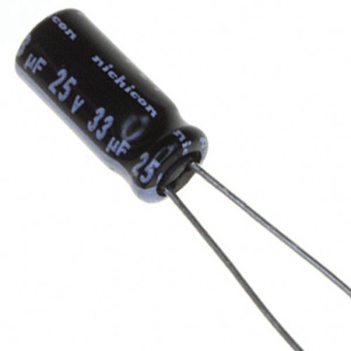 Capacitor Electrolítico 33uF @ 25V