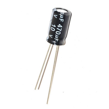Capacitor Electrolítico 470uF @ 10V