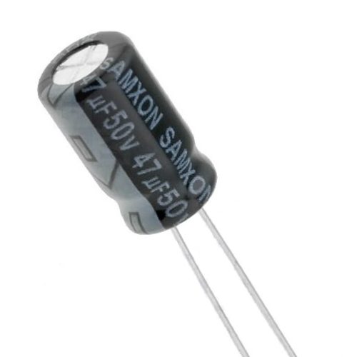 Capacitor Electrolítico 47uF @ 50V