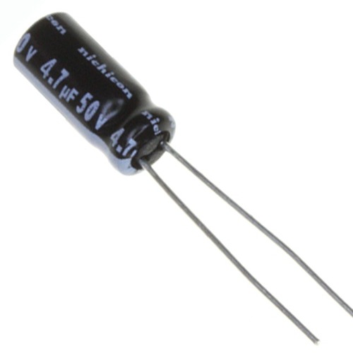 Capacitor Electrolítico 4.7uF @ 50V
