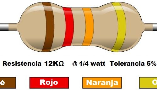 Resistencia 12K ohms @ ¼W