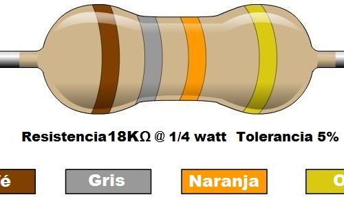 Resistencia 18K ohms @ ¼W