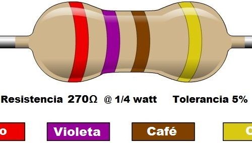 Resistencia 270 ohms @ ¼W