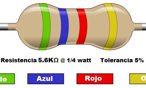 Resistencia 5.6K ohms @ ¼W