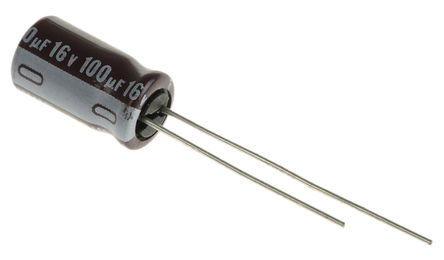 CAPACITOR 100UF 16V