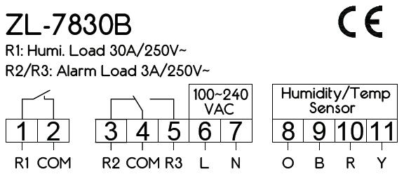 Control de humedad ZL-7830B - Imagen 4