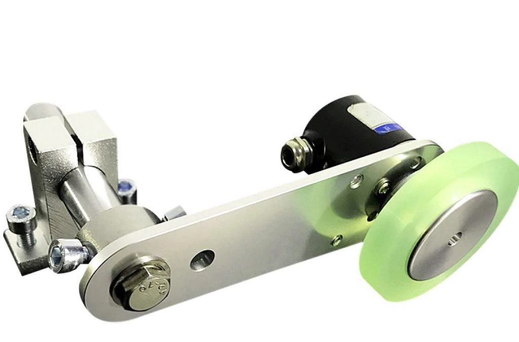 Brazo Soporte y rueda para Encoder 20mm