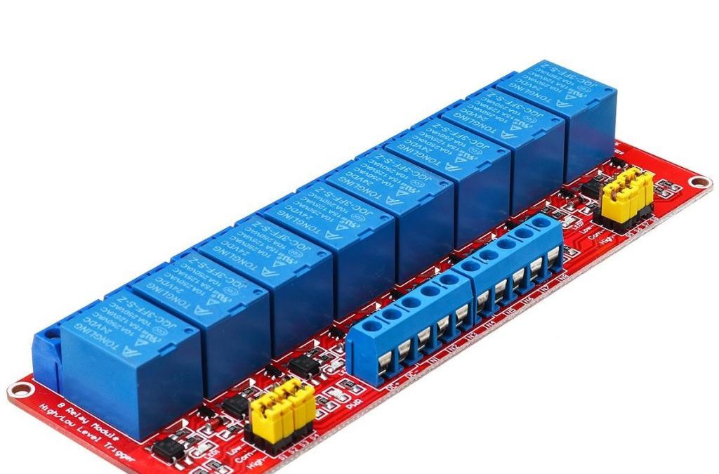MODULO 8 RELAY CON CONTROL POR ARDUINO