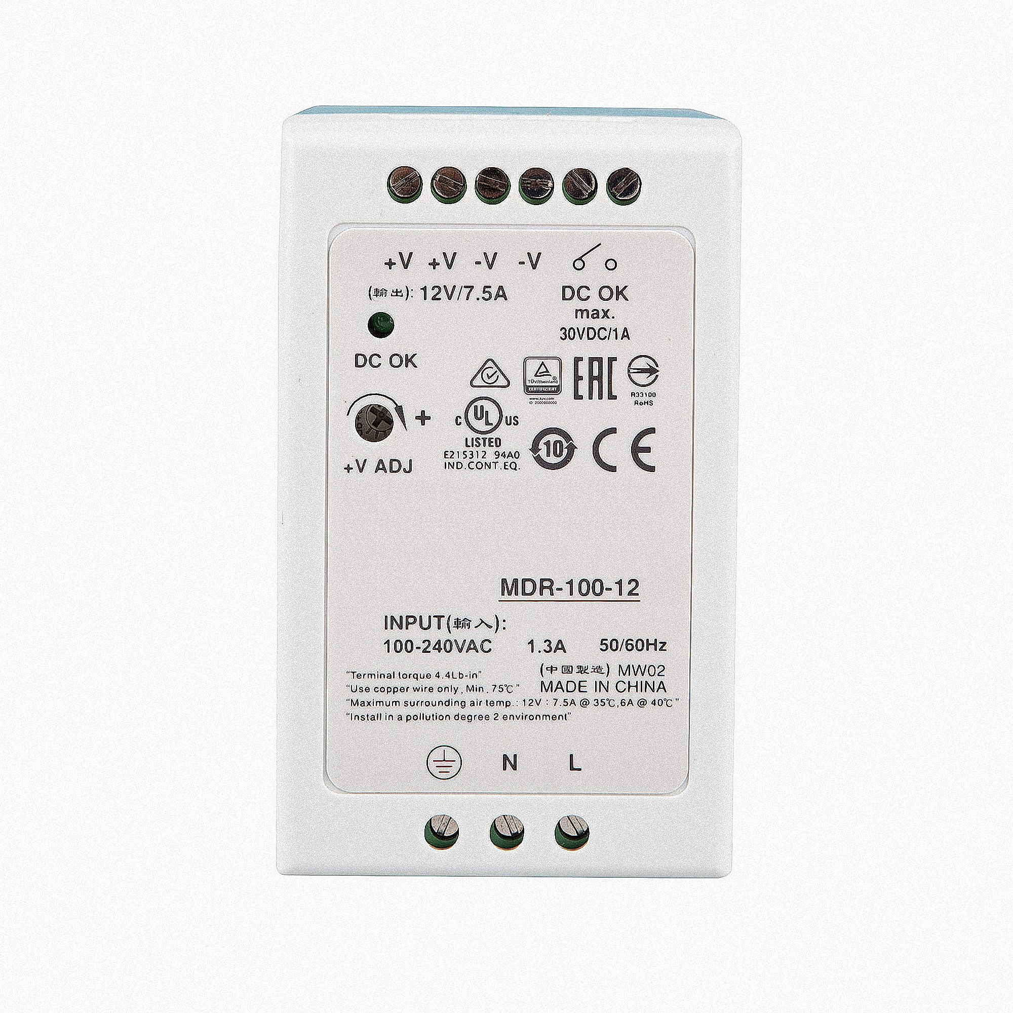 Fuente de Alimentacion 12V 100W Riel DIN - Imagen 4