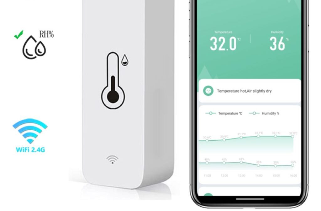 Sensor Temperatura y Humedad WIFI TH01