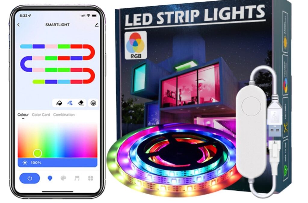 Control USB LED WS2812B