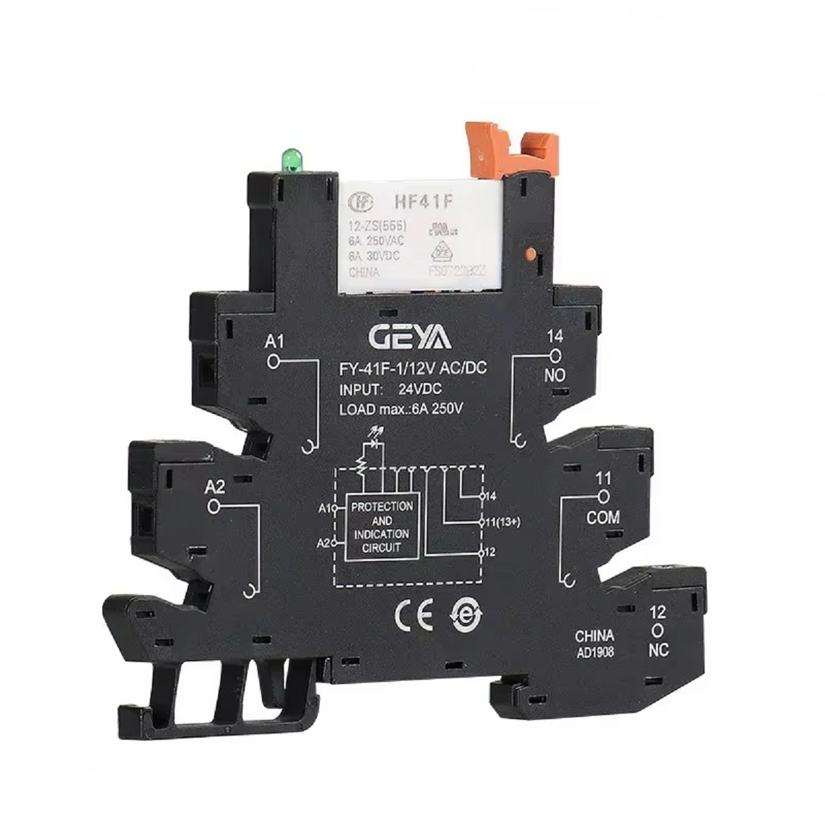 Relay Tipo Clema Con Base RSL-DRS024