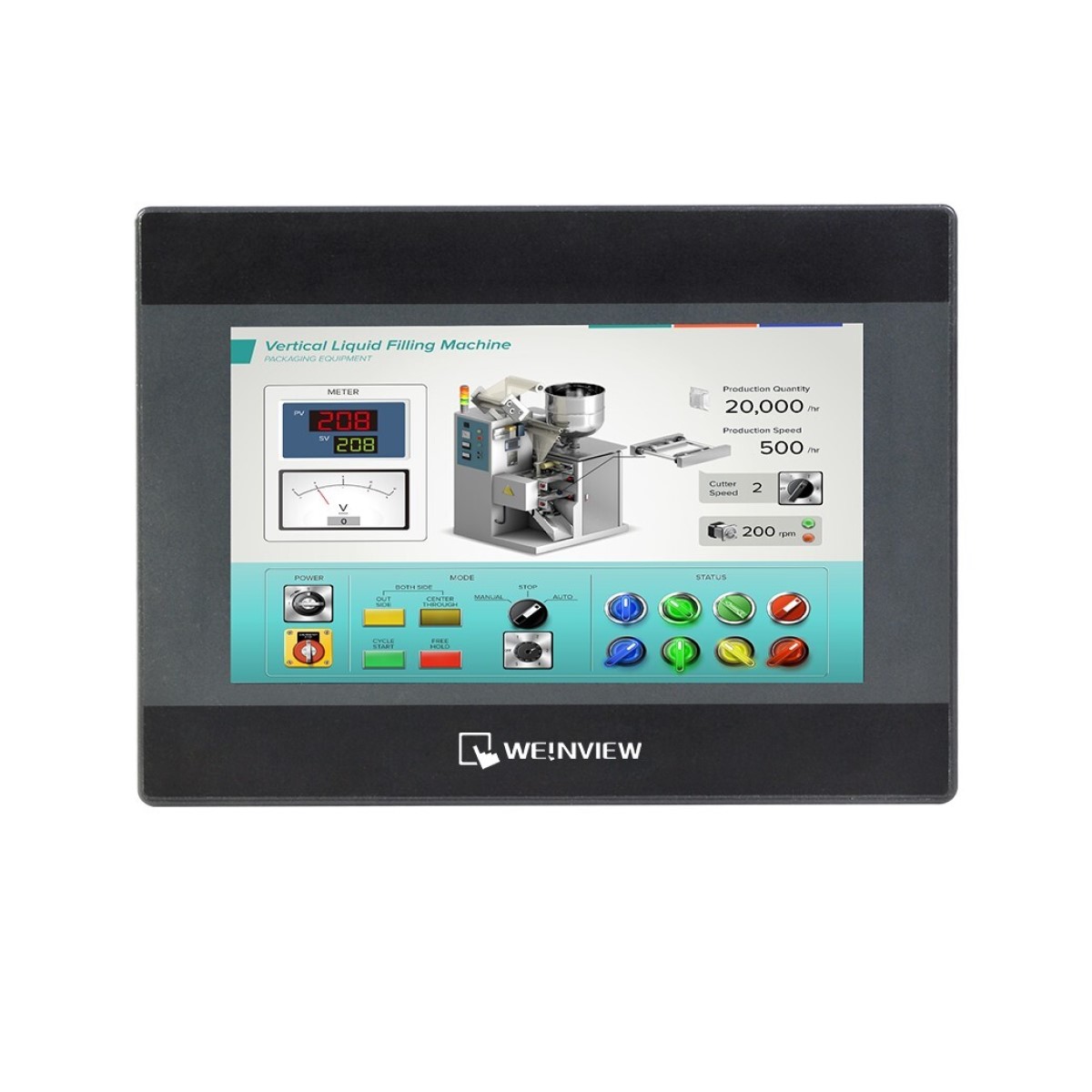 HMI Touch Panel TK8072iP 7"