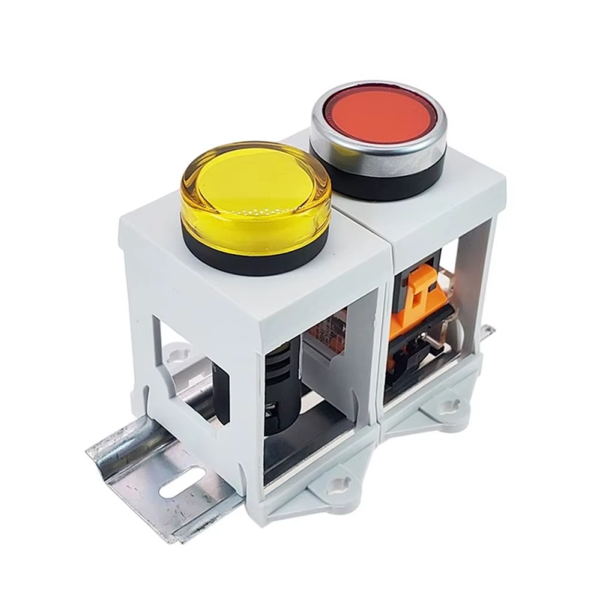 Adaptador de Botón 22mm para Riel DIN - Imagen 2
