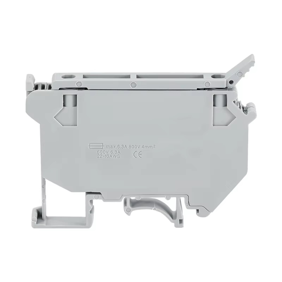 Clema Porta Fusible con LED 220VAC - Imagen 4
