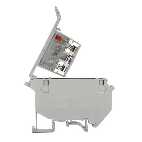 Clema Porta Fusible con LED 220VAC