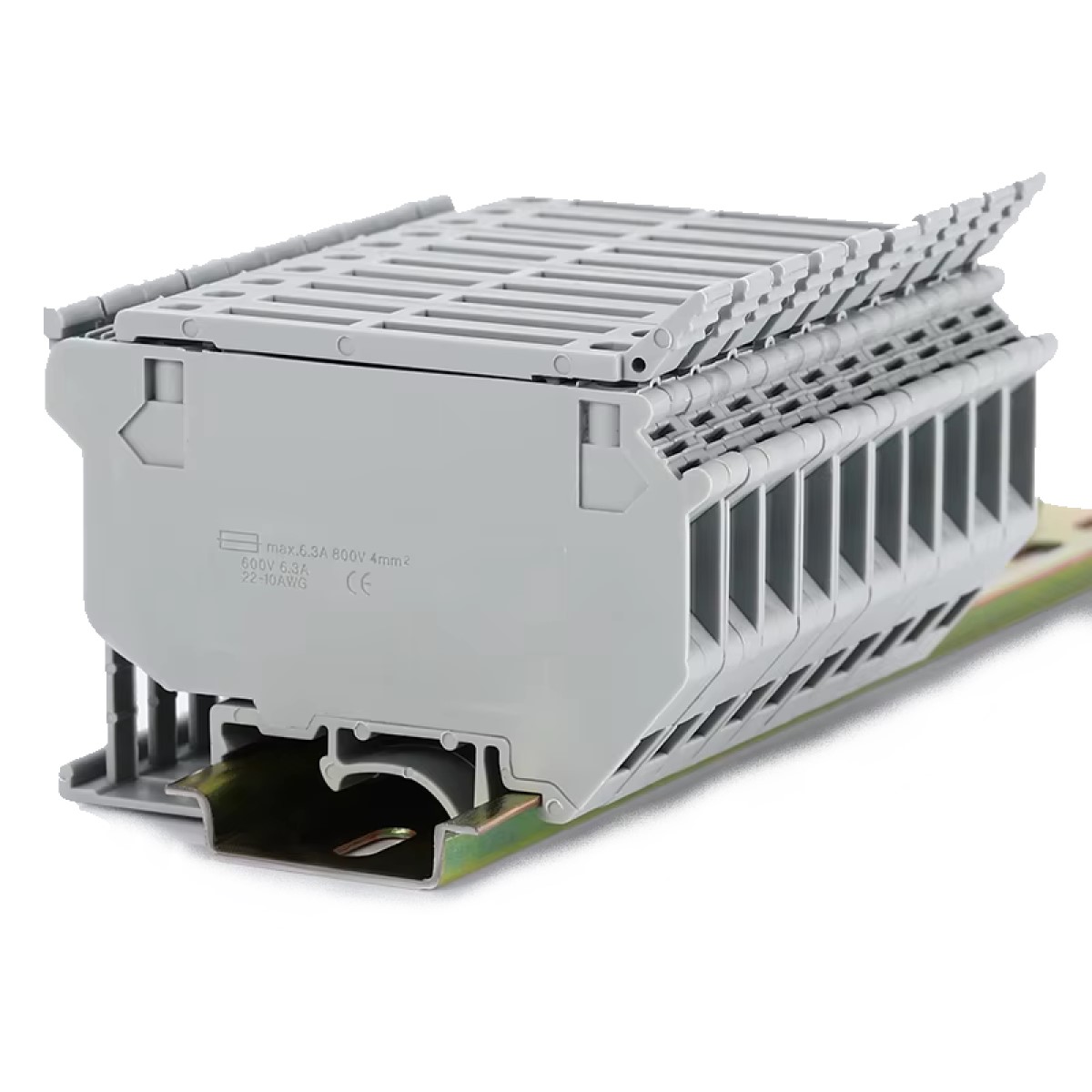 Clema Porta Fusible con LED 220VAC - Imagen 2